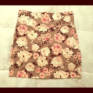 Floral skirt